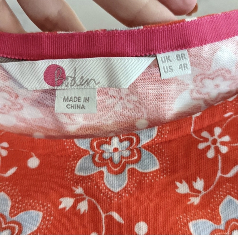 Boden floral Phoebe jersey dress - Picture 4 of 6
